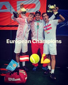 Michael Frank ist U16-Europameister im Doppel